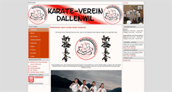Desktop Screenshot of karate-vereindallenwil.ch